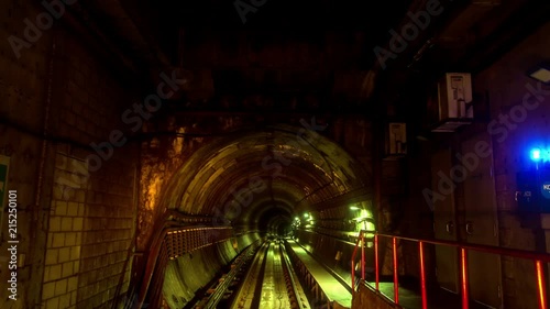 time lapse through Kuala Lumpur via the automated guideway transit photo