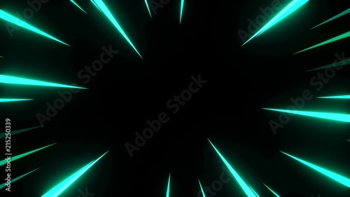 Animation of Comic speed color radial background 
