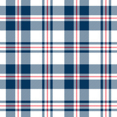 Fototapete Tartanmuster Tartan Muster in Blau Rot Weiß  © magicmary