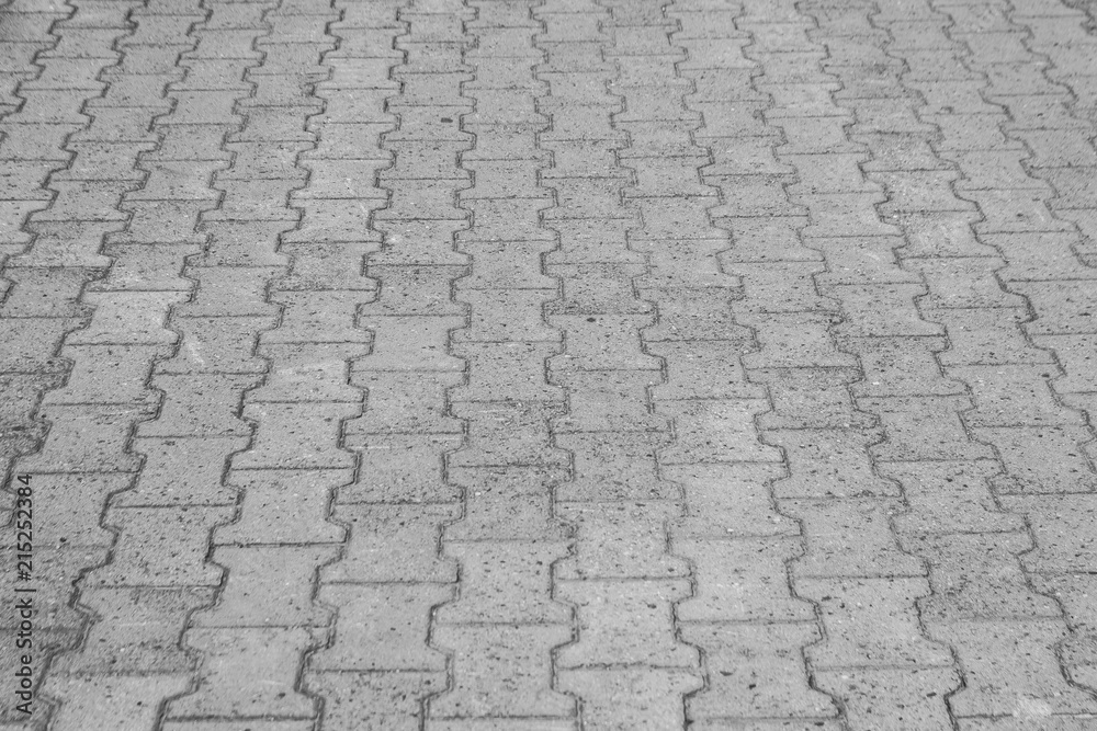 pavement slab texture background seen from above with a perspective