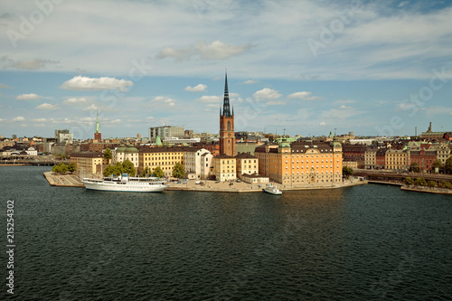 Stockholm, Sweden - The Old Town (Gamla Stan), view from Monteliusvagen