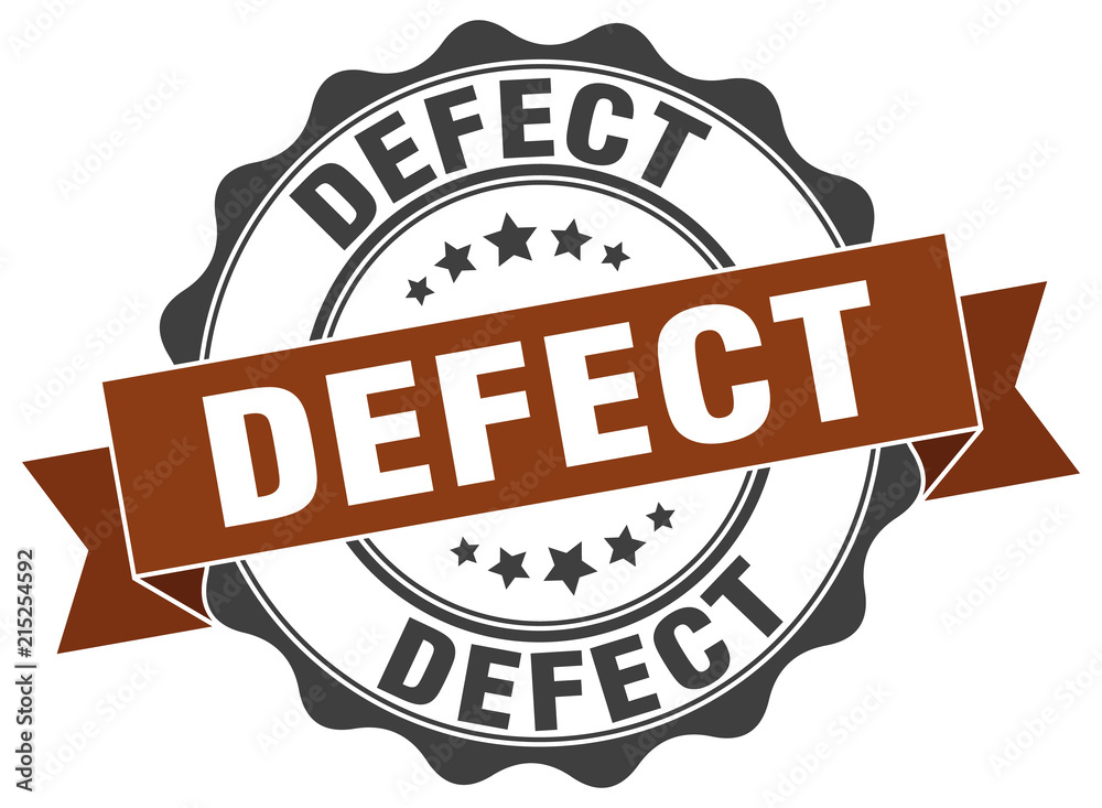 Obraz premium defect stamp. sign. seal