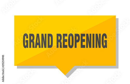 grand reopening price tag