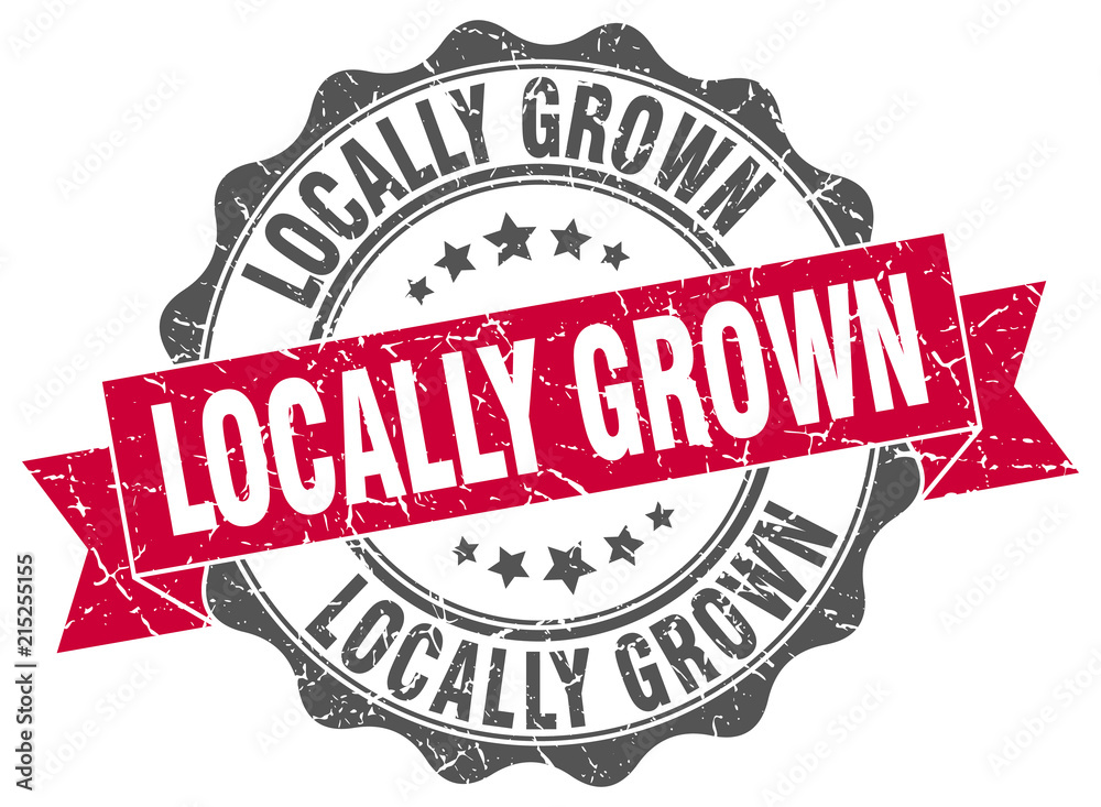 Obraz premium locally grown stamp. sign. seal