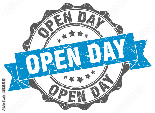 open day stamp. sign. seal