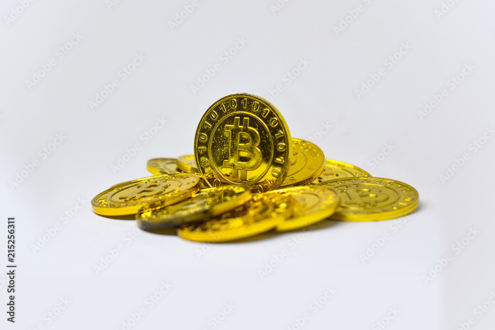 Bitcoin Image on White Background