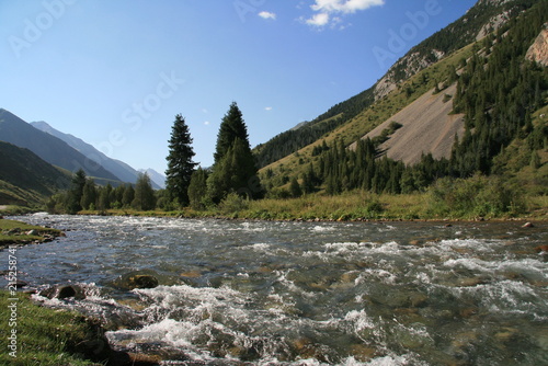 This river is very abundant feeds the entire Talas valley! The name of the picture "High mountain river Besh-tash" Berdibek Sultamuratov