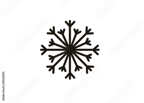 Snowflake vector icon