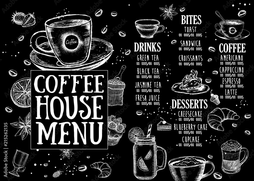 Coffee House Menu Restaurant Cafe Menu Template Design Food Flyer coffee-house-menu-restaurant-cafe-menu-template-design-food-flyer
