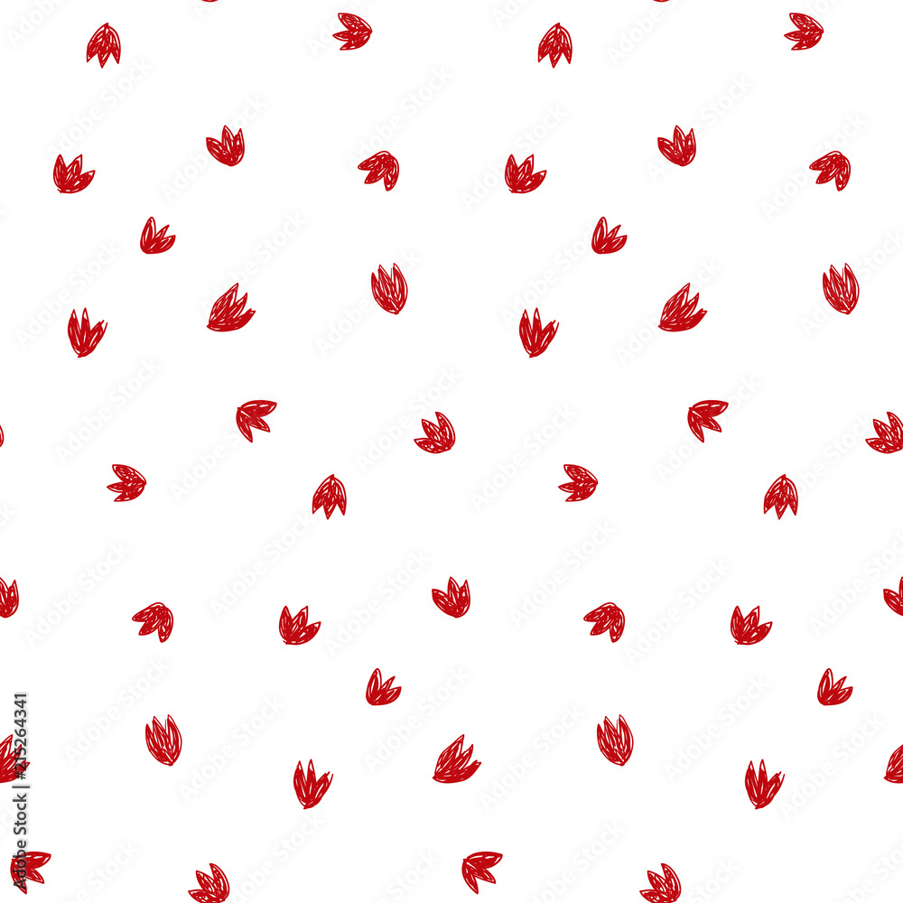 Seamless floral tulip pattern Seamless floral tulip pattern