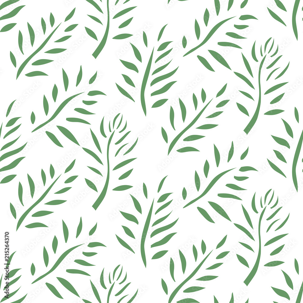 Naklejka premium Seamless plant pattern