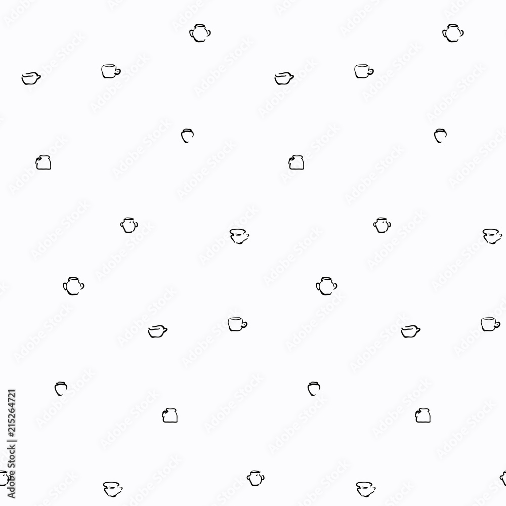 Seamless pot pattern