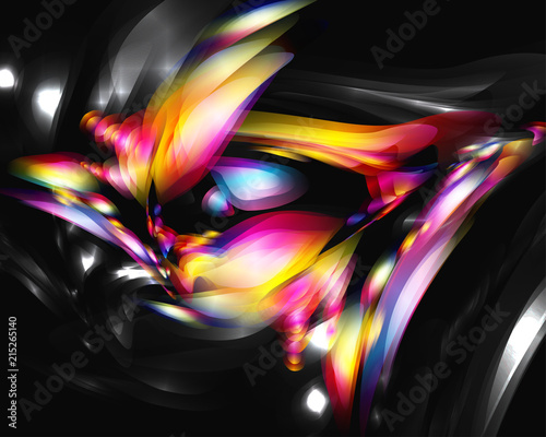 Abstract vector motion composed of simple elements