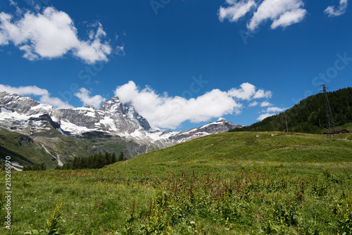 Mount Matterhorn in Alpine landscape, Alps, Italy. © Janis Smits