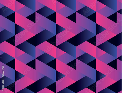 Geometry colorful abstract seamless pattern