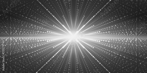 Vector interstellar space background.Cosmic galaxy illustration.Background with nebula, stardust and bright shining stars.Vector Illustration for party ,artwork, brochures, posters.