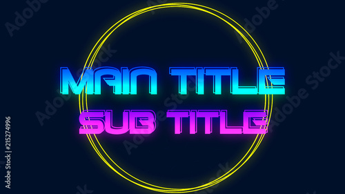 Neon Pop Title