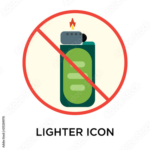 lighter icon on white background. Modern icons vector illustration. Trendy lighter icons