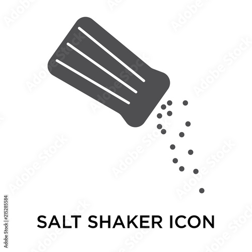 salt shaker icon on white background. Modern icons vector illustration. Trendy salt shaker icons