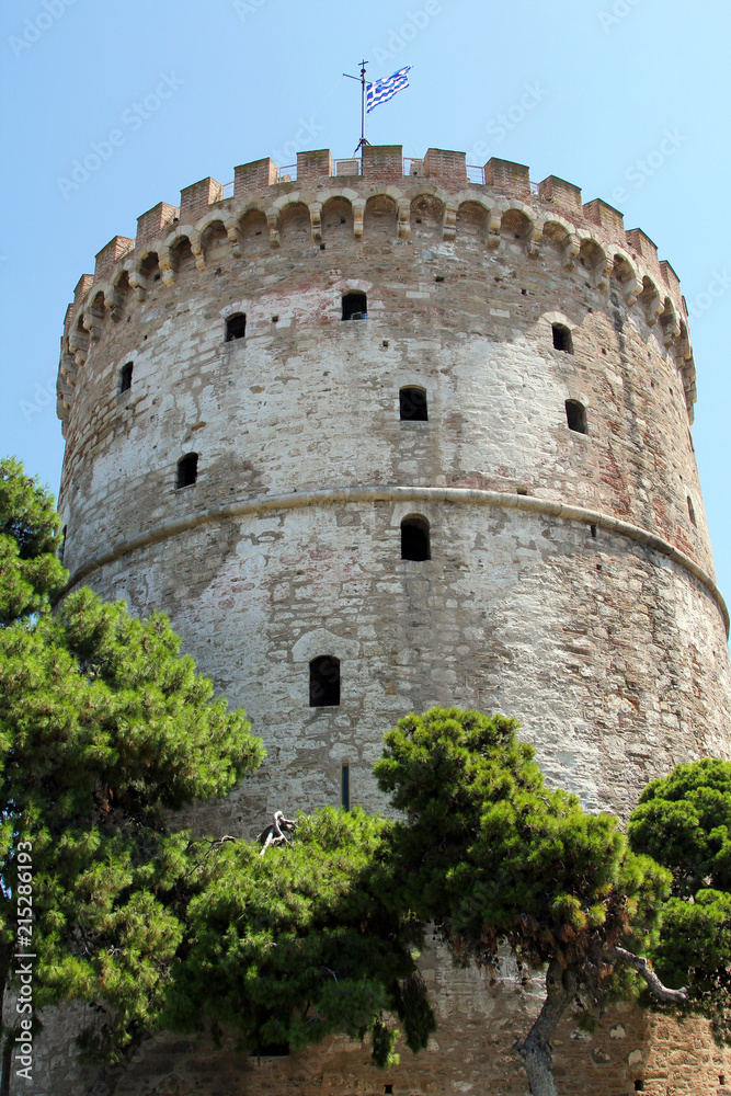 White Tower of Thessaloniki city, Greece