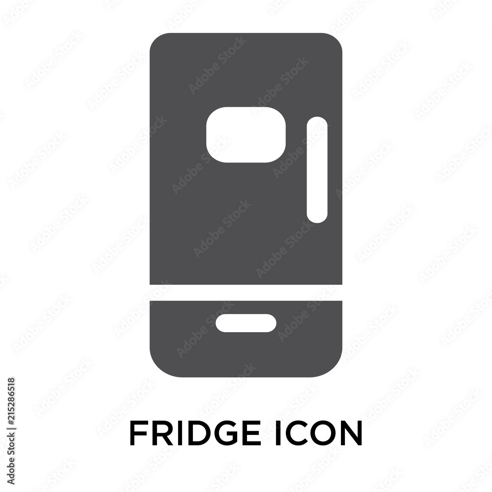 fridge icon on white background. Modern icons vector illustration. Trendy fridge icons fridge icon on white background. Modern icons vector illustration. Trendy fridge icons