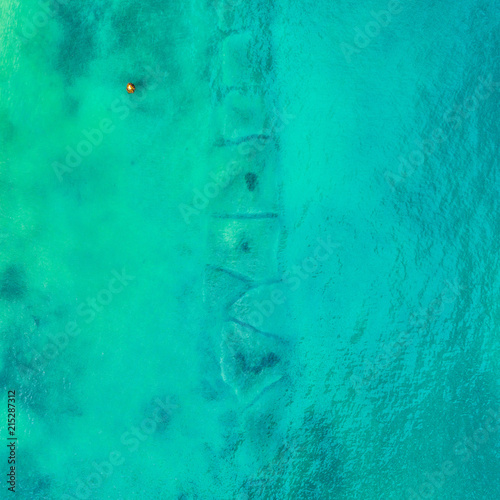 Photography Stones under water - Aerial shot Sydney