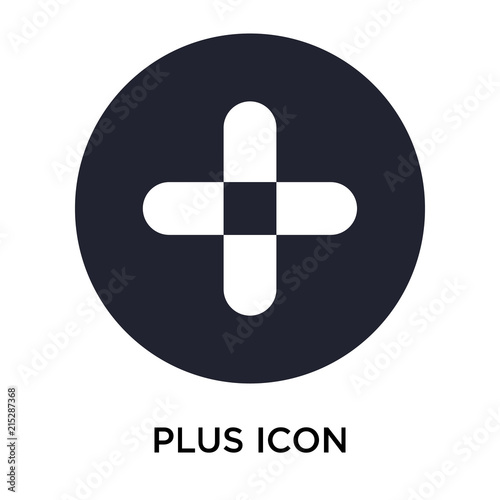 plus icon on white background. Modern icons vector illustration. Trendy plus icons