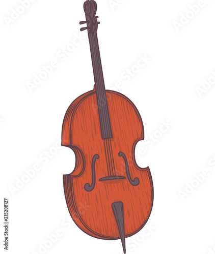 Wooden Contrabass