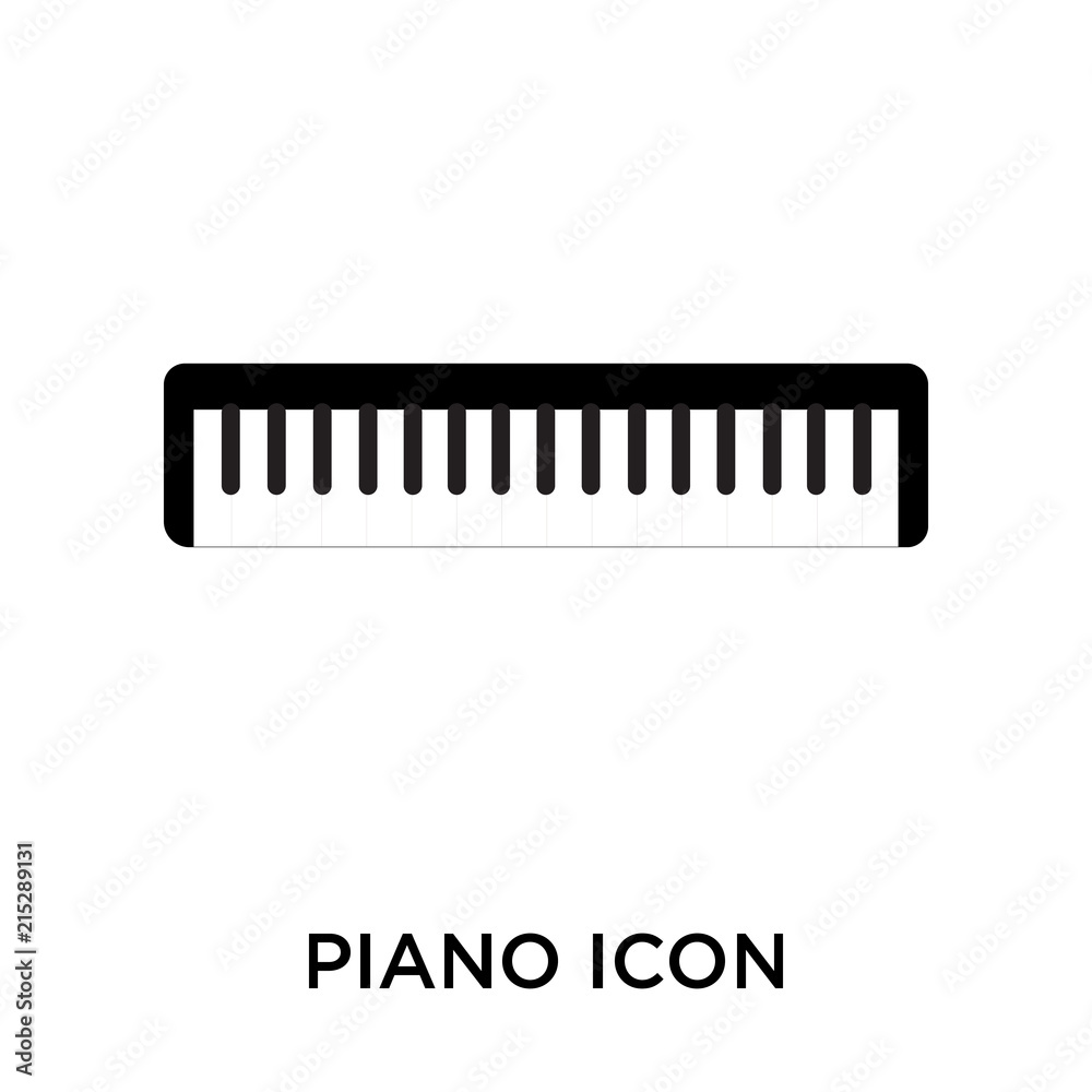 piano icon isolated on white background. Simple and editable piano icons. Modern icon vector illustration. piano icon isolated on white background. Simple and editable piano icons. Modern icon vector illustration.