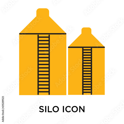 silo icon isolated on white background. Simple and editable silo icons. Modern icon vector illustration.