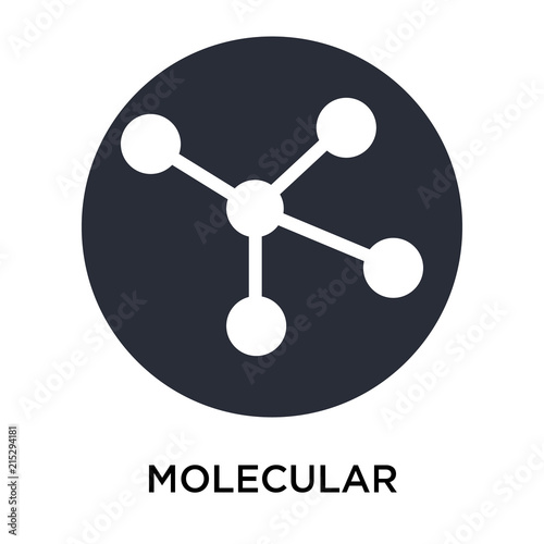 molecular configuration icon isolated on white background. Modern and editable molecular configuration icon. Simple icons vector illustration.