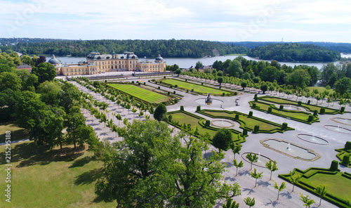 Schloss Drottningholm von oben photo