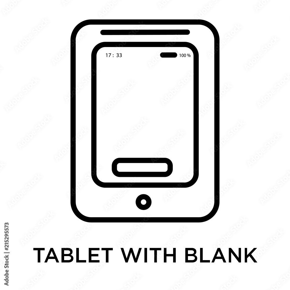 tablet with blank screen icon isolated on white background. Simple and editable tablet with blank screen icons. Modern icon vector illustration. tablet with blank screen icon isolated on white background. Simple and editable tablet with blank screen icons. Modern icon vector illustration.