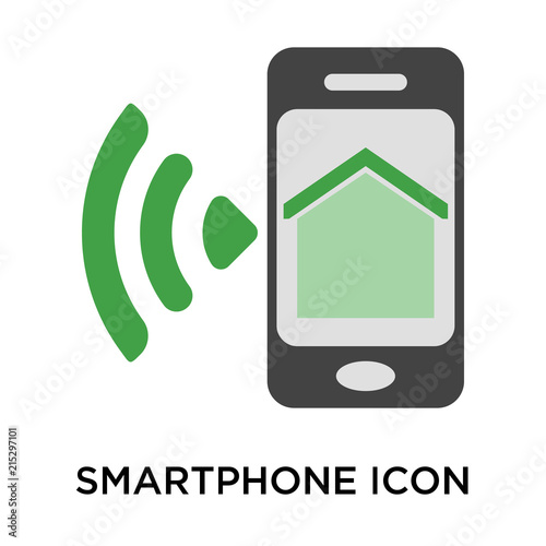 smartphone icons isolated on white background. Modern and editable smartphone icon. Simple icon vector illustration.