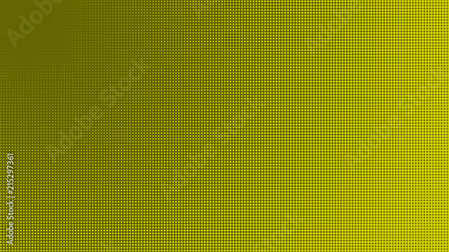 Abstract halftone gradient background in yellow colors