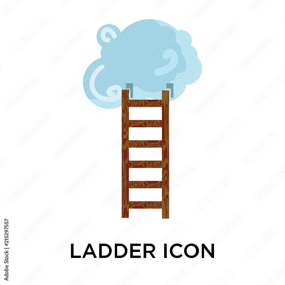 ladder icon on white background. Modern icons vector illustration. Trendy ladder icons ladder icon on white background. Modern icons vector illustration. Trendy ladder icons