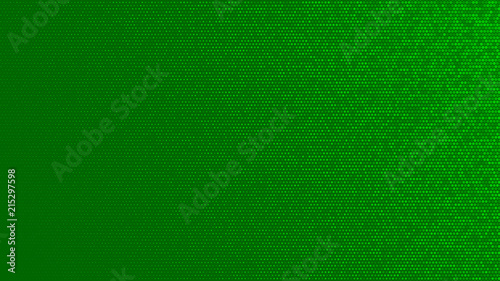 Abstract halftone gradient background in randomly shades of green colors