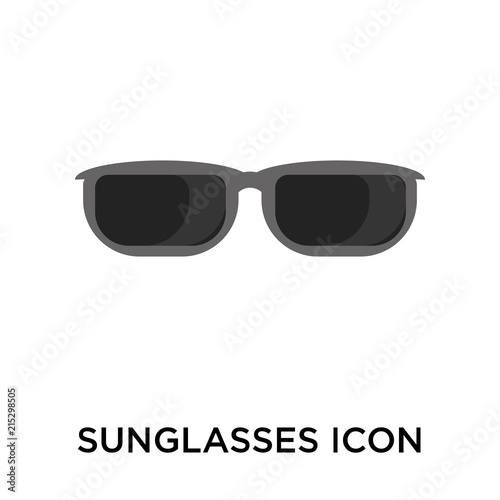 sunglasses icon on white background. Modern icons vector illustration. Trendy sunglasses icons