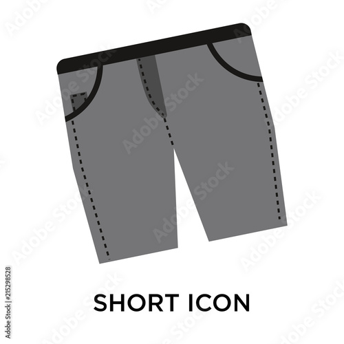 short icon on white background. Modern icons vector illustration. Trendy short icons