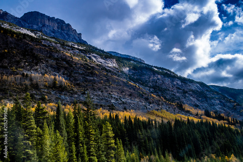 The scenic views from the Ice Field Parkway, Banff National Park, Alberta, Canada