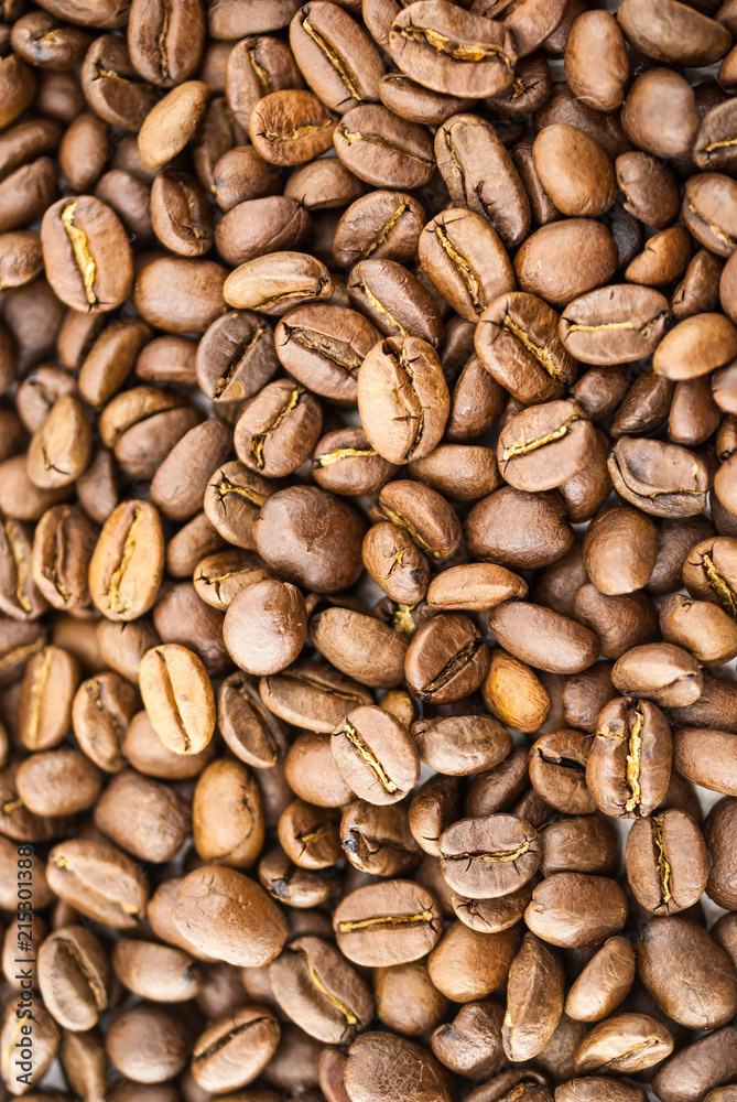 Coffee beans texture brown background Coffee beans texture brown background