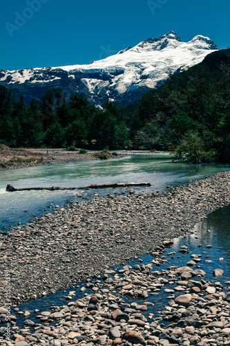 River by Tronador Patagonia photo