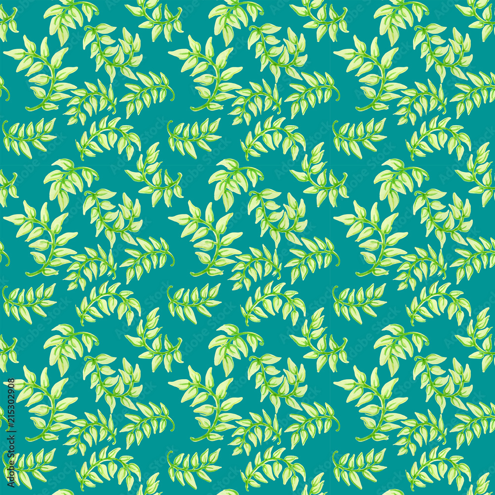 Fototapeta premium Pattern leaves