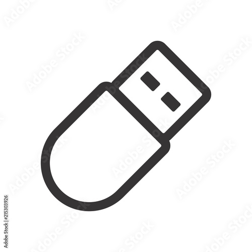 usb logo. connector icon. network symbol. vector eps 08.