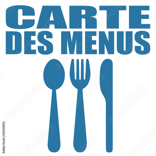 Logo carte des menus.