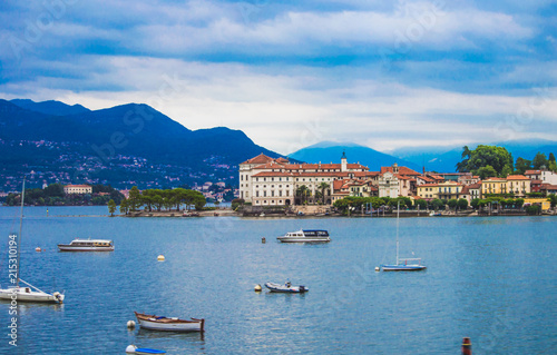 A cloudy day on the great Italian lakes.