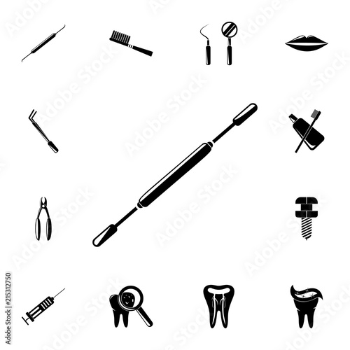 dentist's instrument icon. Detailed set of Dental icons. Premium quality graphic design sign. One of the collection icons for websites, web design, mobile app
