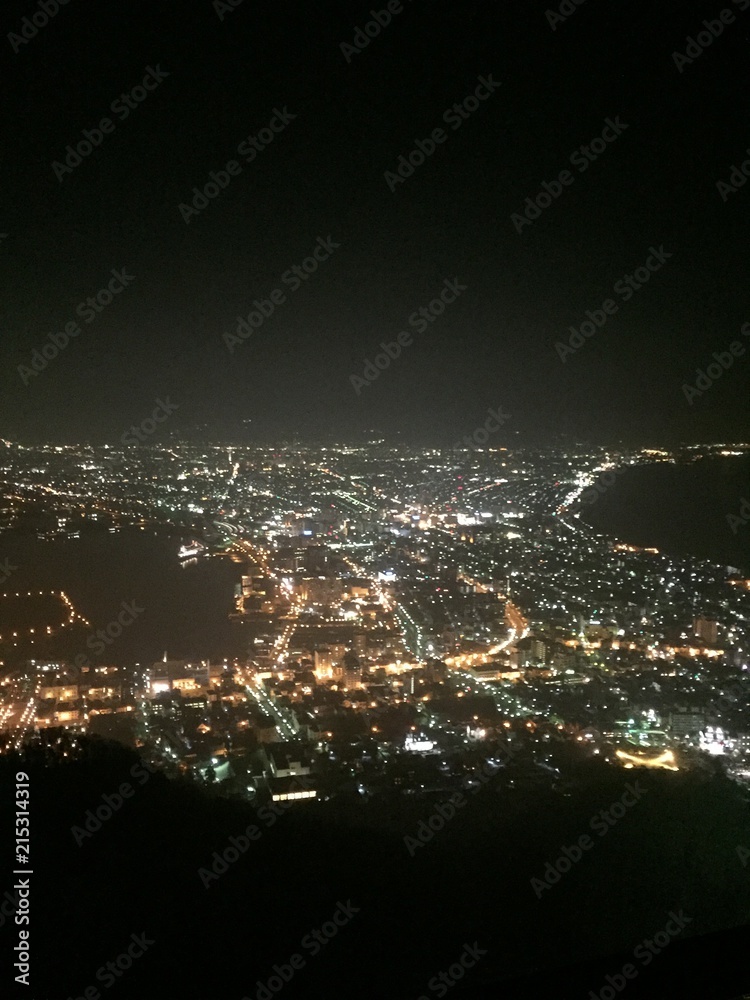 Fototapeta premium 函館100万ドルの夜景