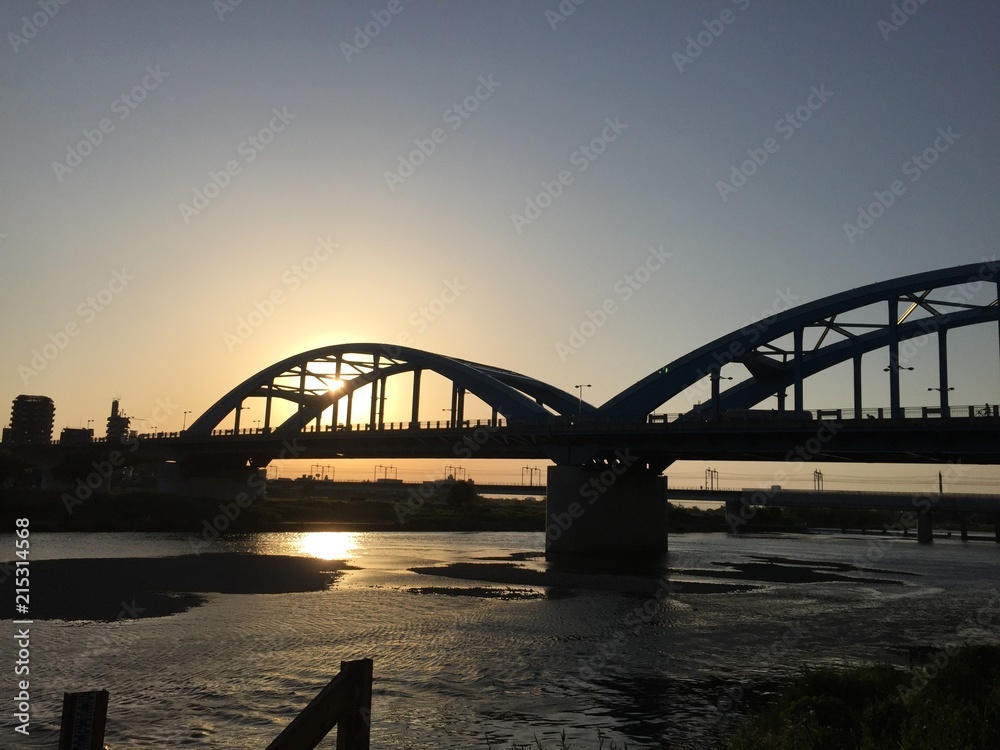 sunset bridge