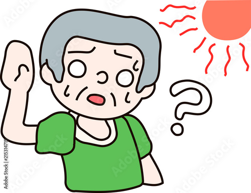 Summer heat stroke grandfather